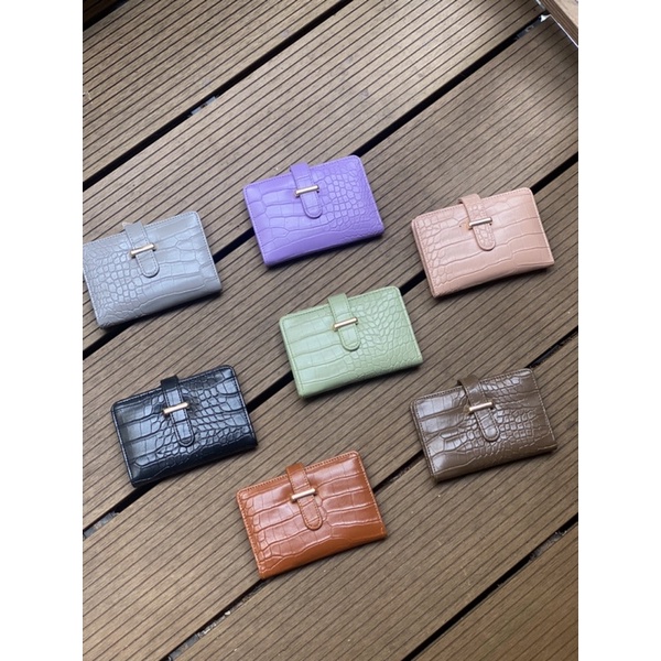 Dompet Wanita Terbaru Motif Croco Simple Lucu Kekinian Terlaris &amp; Murah NANA WALLET ORIGINAL by KINKA