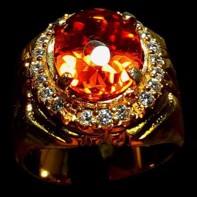 BATU PERMATA ORANGE FIRE OPAL WONOGIRI CRYSTAL