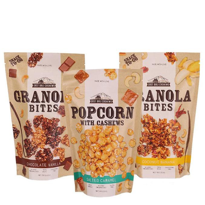 Salted Caramel Popcorn | Popcorn Karamel 90g - East Bali Cashews Popcorn Karamel Asin East Bali Cash