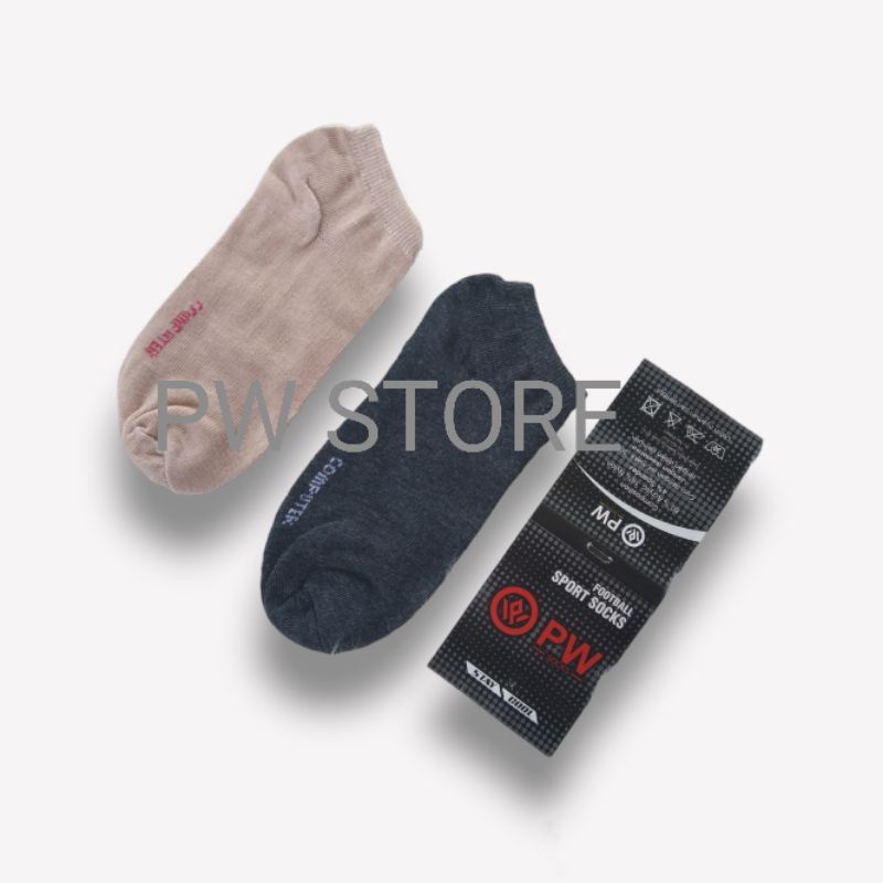 1 Lusin [12 Pasang] Kaos Kaki Pendek Polos Semata Kaki (MK) Computer [MK POLOS]