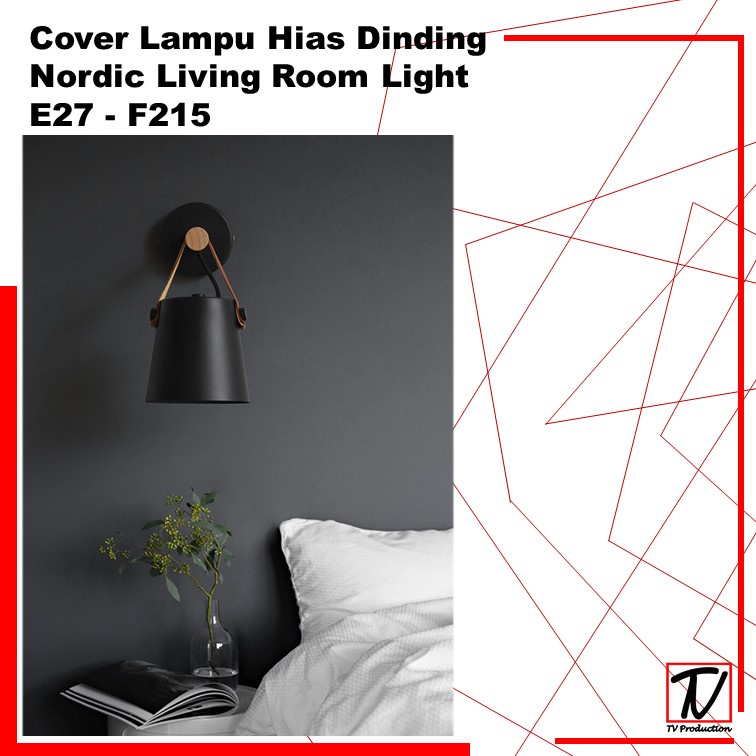 Cover Lampu Hias Dinding Nordic Living Room Light / Lampu Dinding Penghias Ruangan