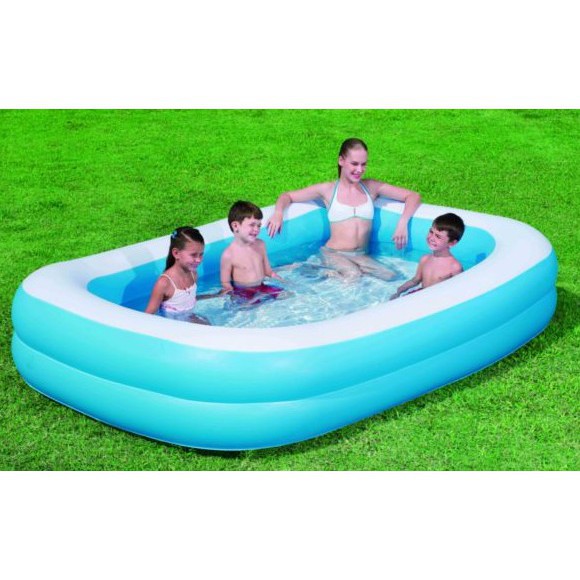 Makassar - Kolam Bestway Rectangular Family Pool 54006 [262x175 x51cm] / Kolam Anak Mandi