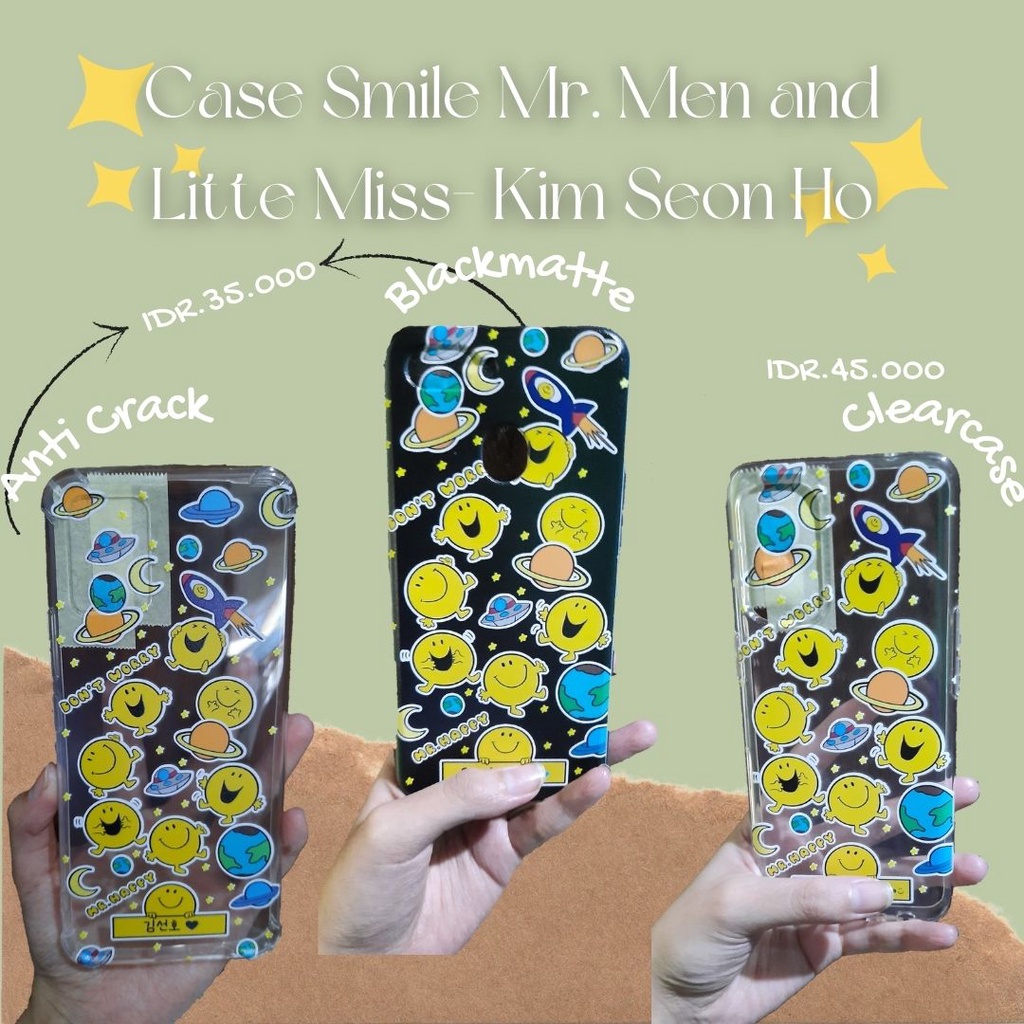 Case Smile Kim Seon Ho-Mr Men Little Miss Casetify (All type)
