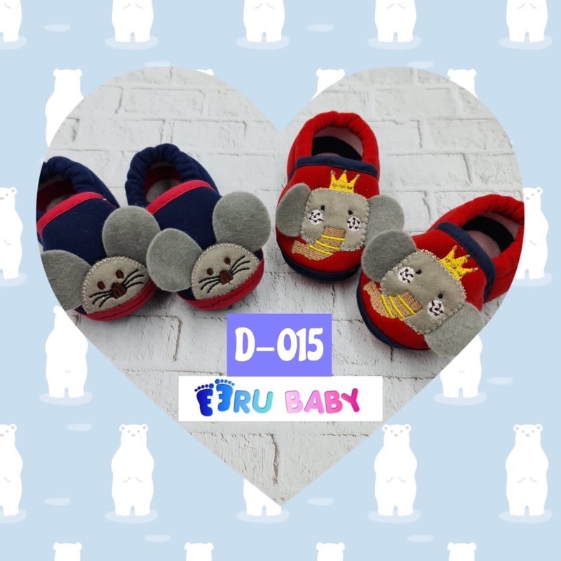 Sepatu bayi newborn 0-4 bulan gajah eeru baby