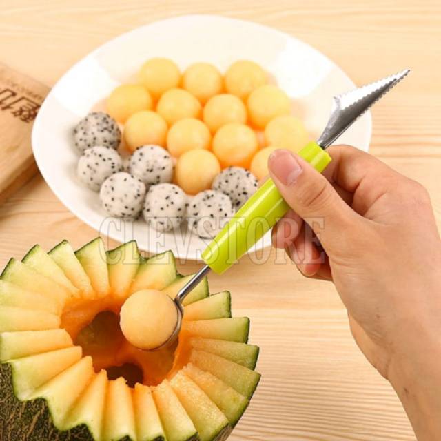Sendok scoop pengukir buah