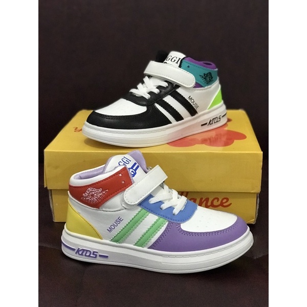 Sepatu sneakers import anak cowok cewek 2wrn sz 32-37