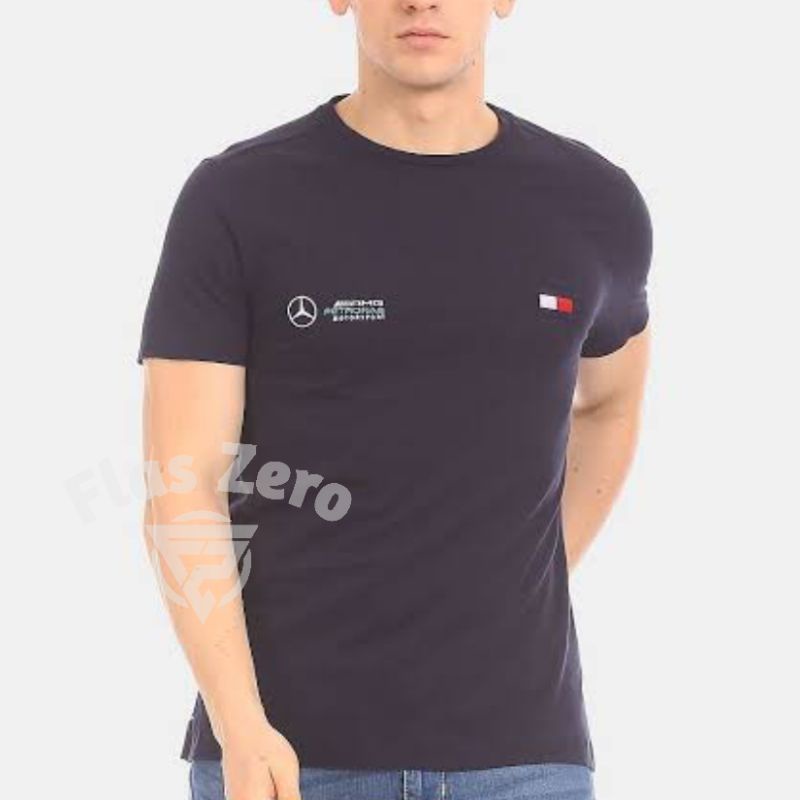 Baju Kaos Pria Mercedes Benz Amg Petronas F1 Terbaru