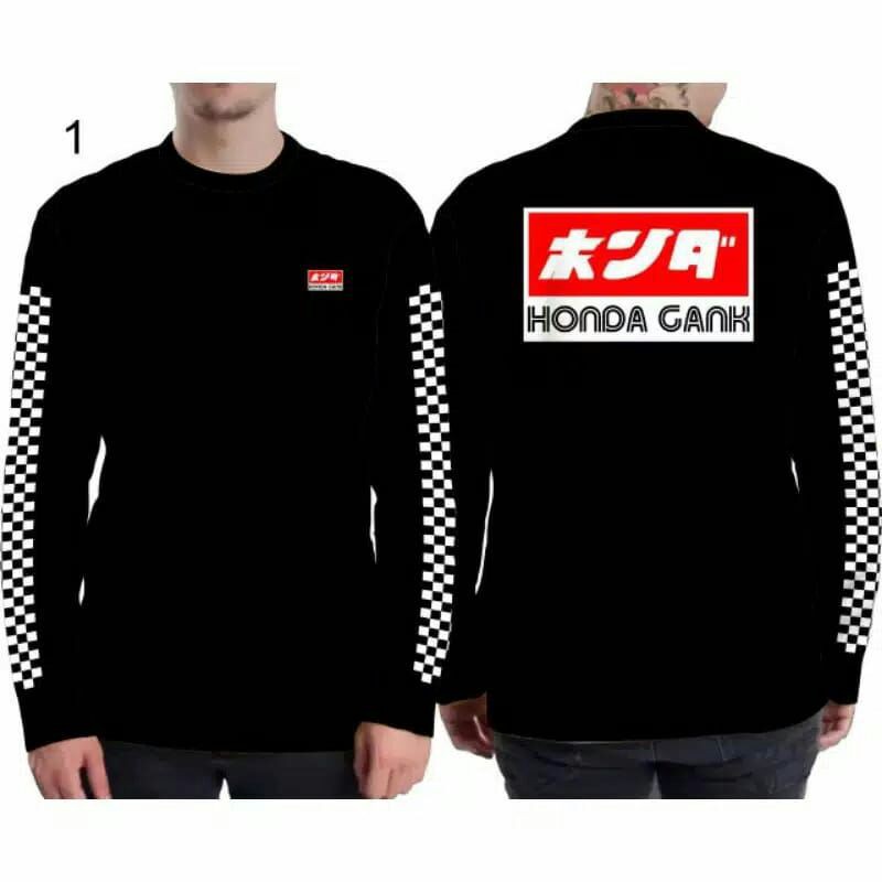 kaos motor cb kaos honda gank  lengan panjang