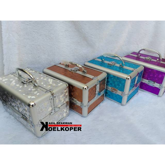 Beautycase box makeup kotak kosmetik box henna premium mini murah wantees
