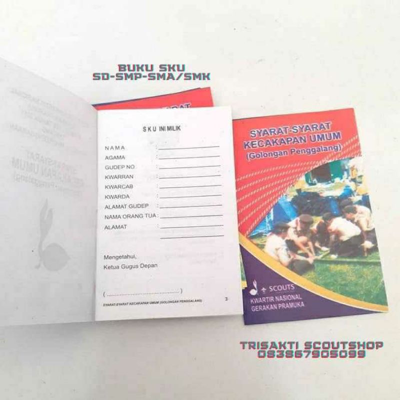 

BUKU SYARAT KECAKAPAN UMUM/SKU/SKK SD SMP SMA SMK