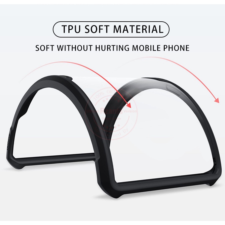 PAKET 2 IN 1 Case Xiaomi Redmi 10C 2022 Armor Fusion Transparent Prmium Casing Free Tempered Glass