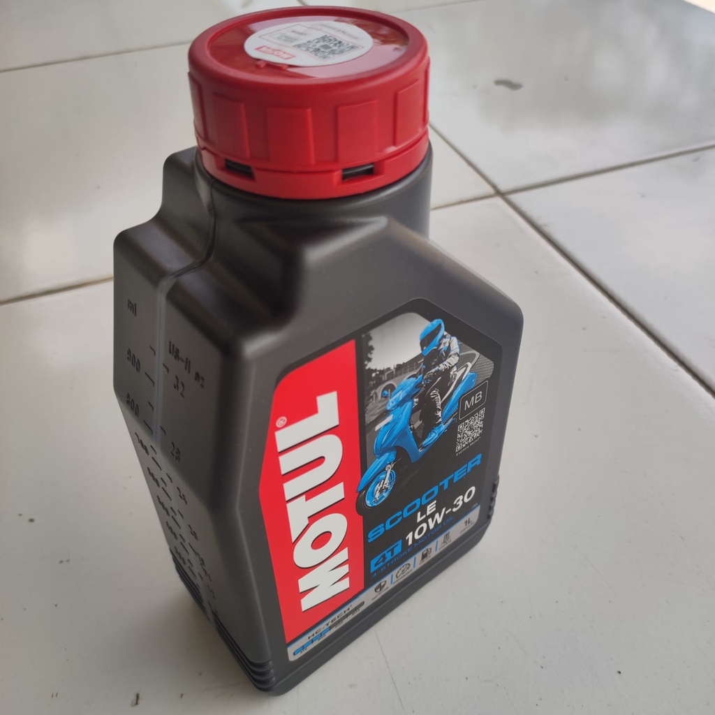 Oli motor matic MOTUL SCOOTER LE 10W30 1L 4T API SL JASO MB