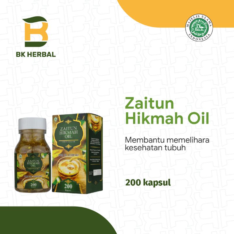 

Zaitun Hikmah Oil 200 Kapsul