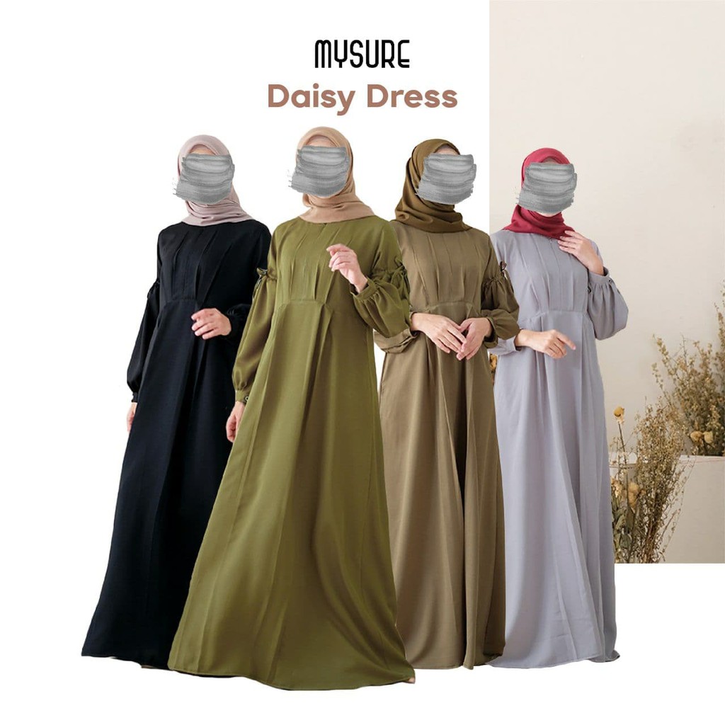 Daisy Dress Gamis Muslimah Syari Simpel