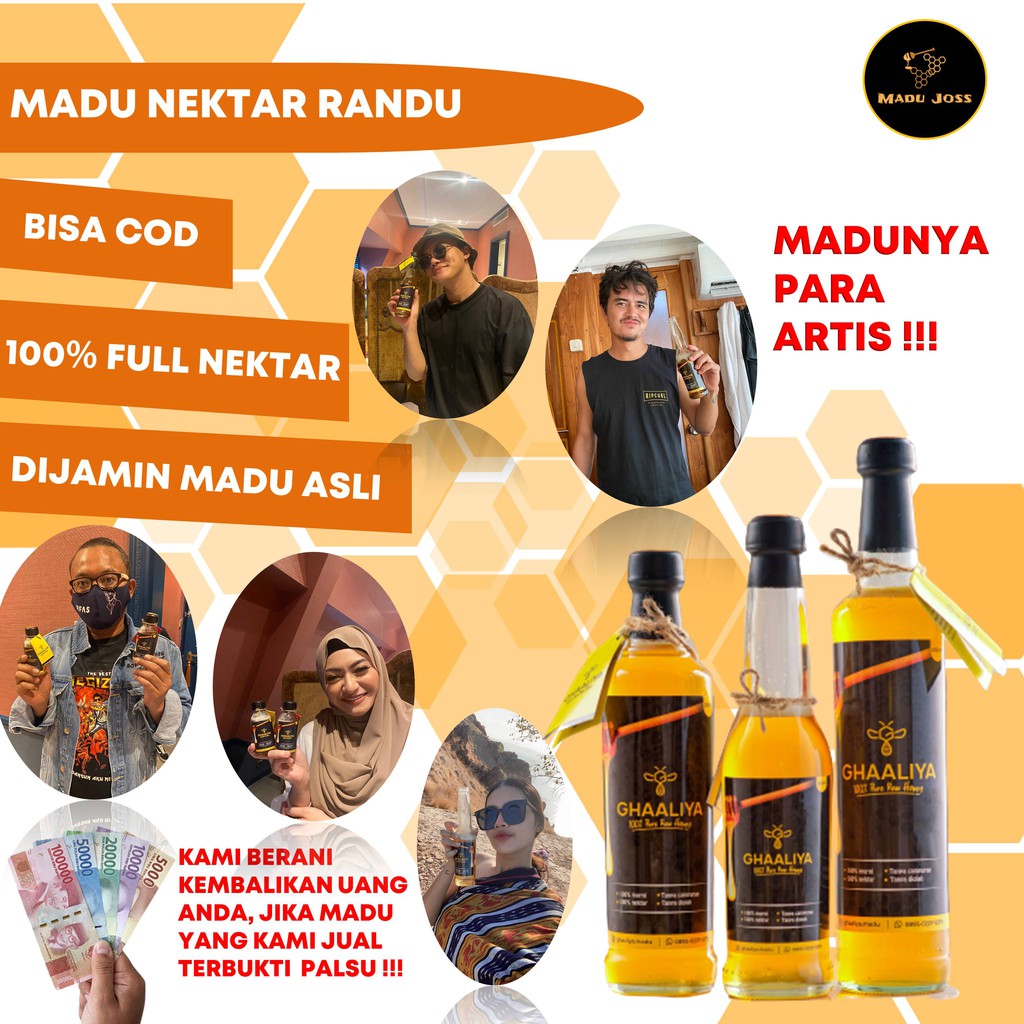 

(COD) Madu Odeng Uray Murni Hutan Randu Multiflora Nusantara ASLI 100%