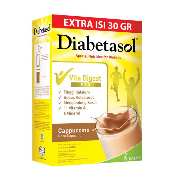 

Diabetasol Cappucino Box 630G