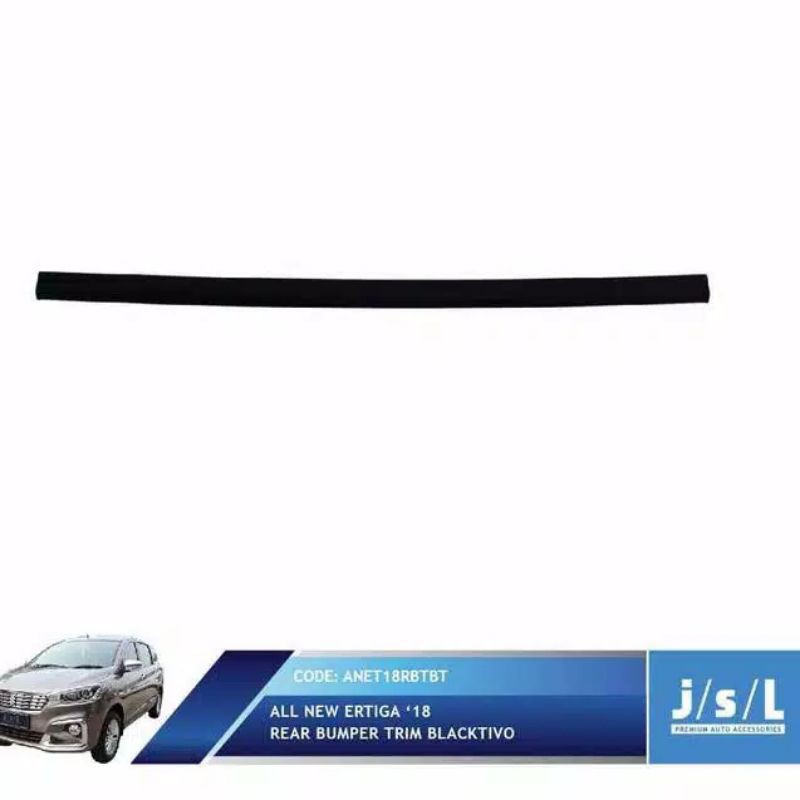 List bumper belakang all new Ertiga 2018/ bumper trim Hitam &amp; Chrome jsl