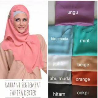 Jilbab Rabbani Warna Abu Abu Muda