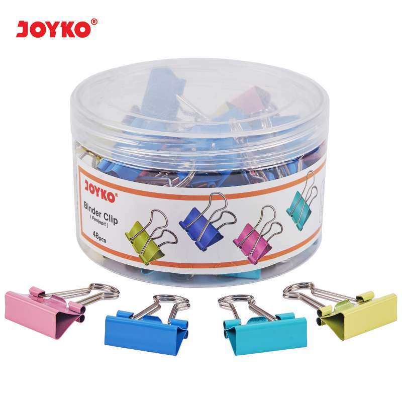

(1pcs/ 1biji) BINDER CLIP JOYKO 111PTL WARNA Ukuran 25mm