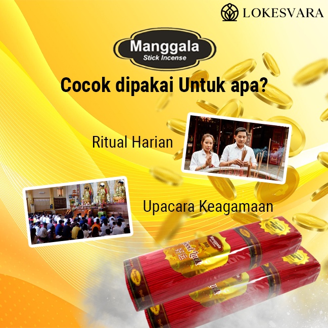Dupa Hio Wangi Harum Celup Manggala 32cm &amp; 39cm 800gram Merah