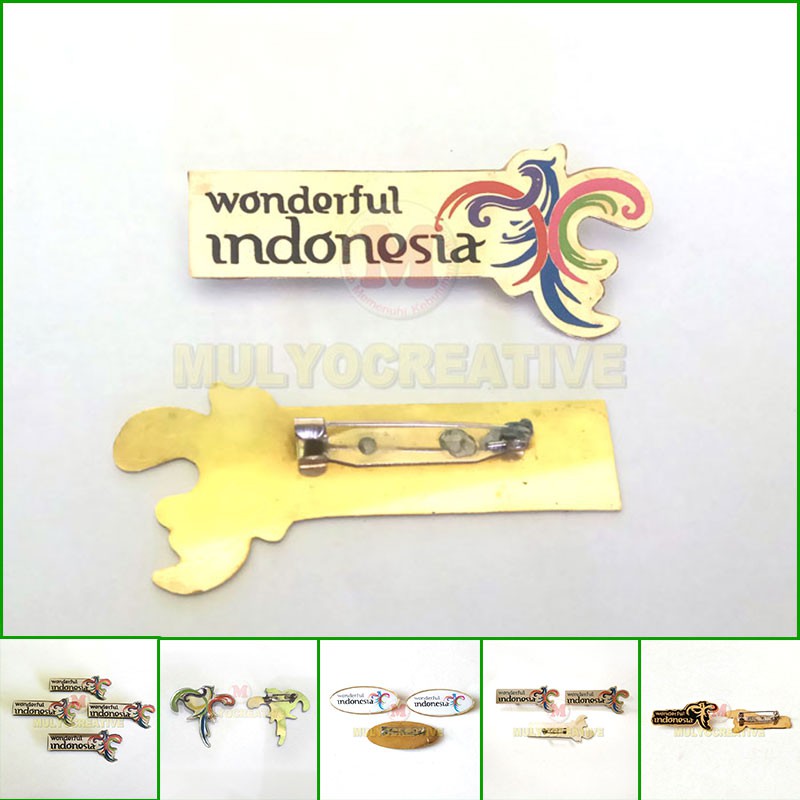 Lencana Wonderful Indonesia - Pin Lencana Pesona Indonesia