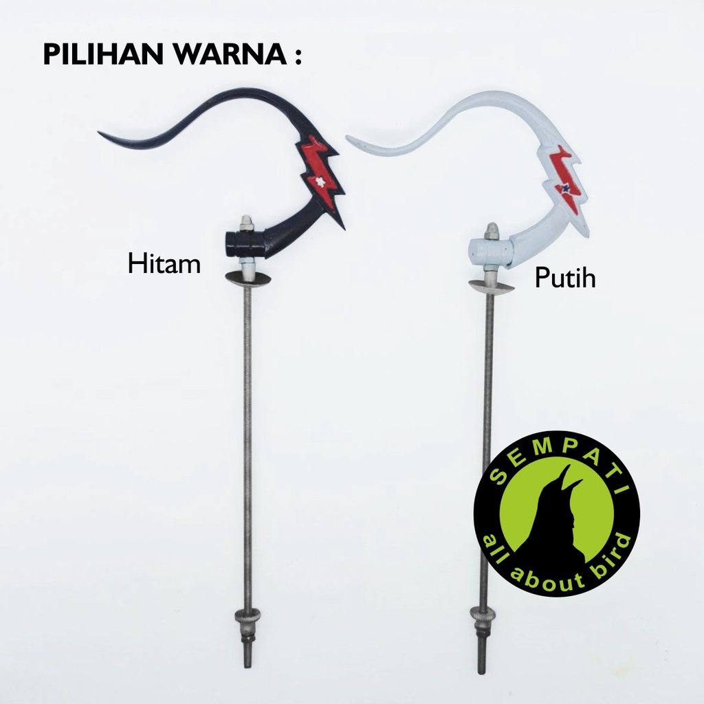 GANTUNGAN SANGKAR BURUNG LIPAT PETIR CANTOLAN GANTUNGAN KANDANG BURUNG MURAI KOTAK LOVEBIRD GTGPT-2