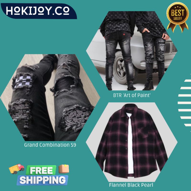 Rucas Crystal Washed Diamond Pattern Short Jeans | Rucas Grand Combination Short