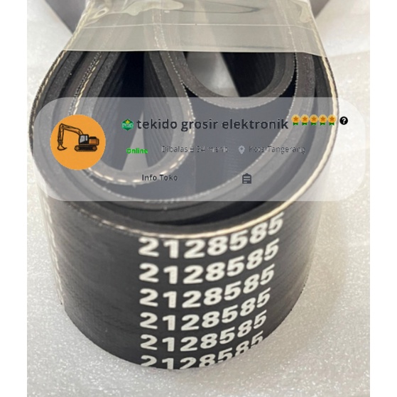 V Belt Cat 320D Van Belt Cat 320D 2128585 212-8585