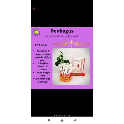 

Denbagus wedang uwuh nasa