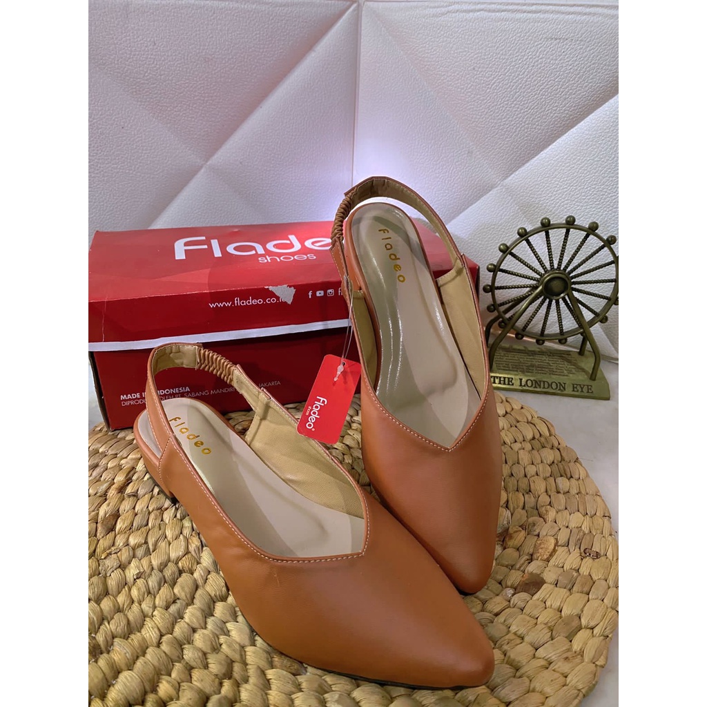 SENDAL SEPATU WANITA FLADEO HAK 3CM