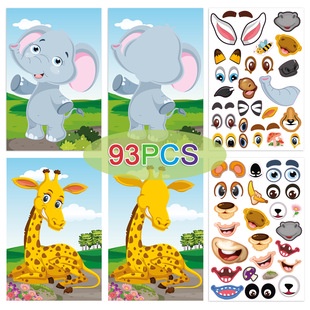 TweedyToys - Face Expression Sticker / Aktivitas Menempel Wajah / Mainan Edukasi Anak