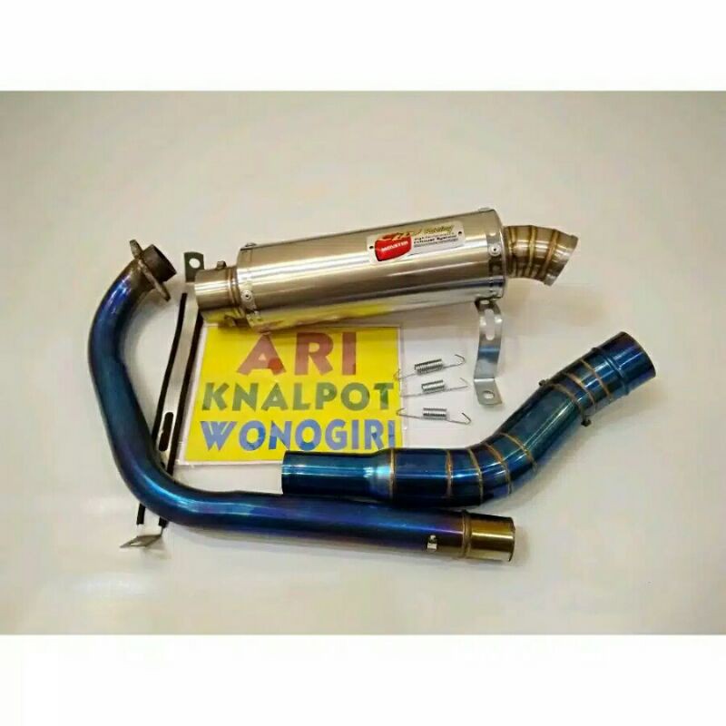 knalpot CLD kidal leher bluemoon satria Fu fi GSX Vixion R15 Scorpio Jupiter MX