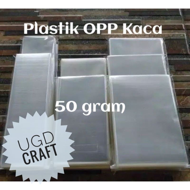 Plastik OPP Kaca (50gram)