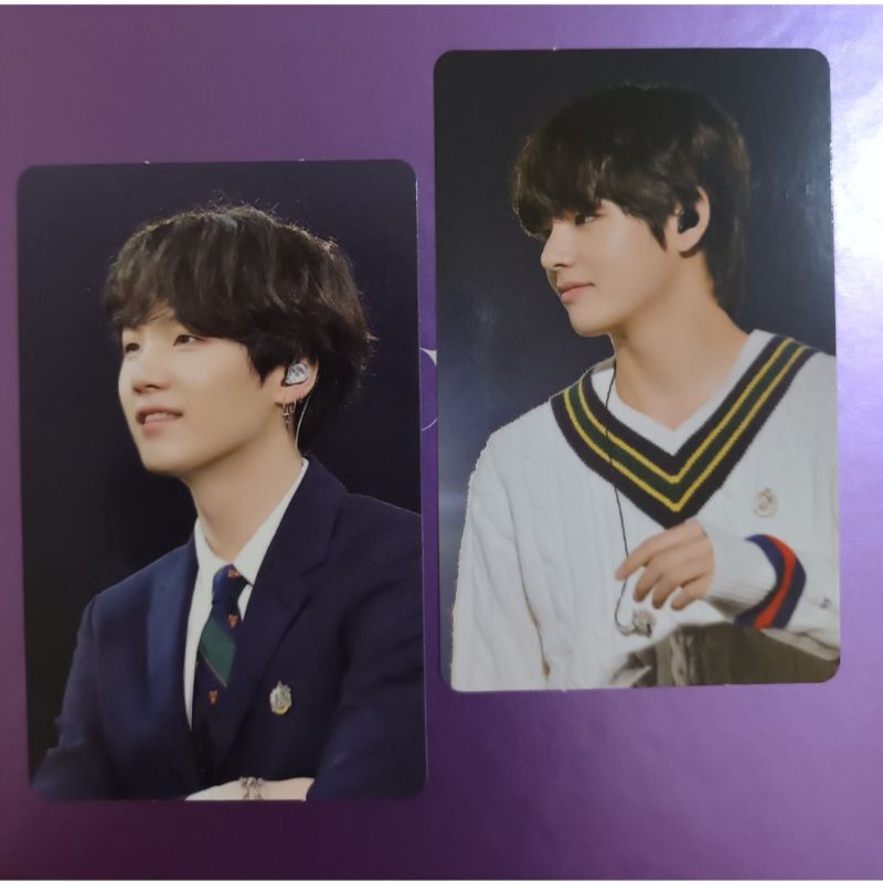 Photocard BTS Suga Yoongi / Taehyung 4th Japan Muster fanmeeting 4 available