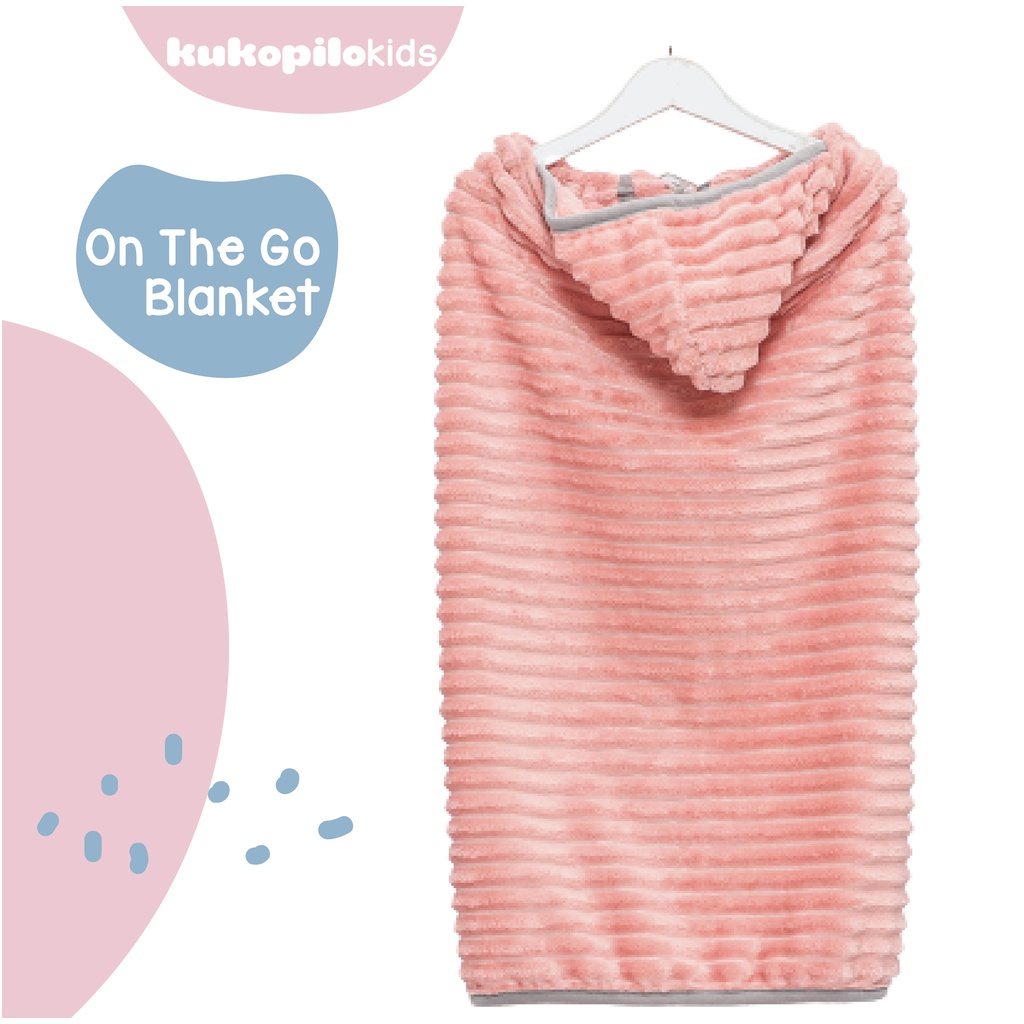 Selimut Bayi Topi On The Go Blanket Whisper Bisa Custom Nama Untuk Kado Bayi Perlengkapan Bayi Baru Lahir Kukopilokids