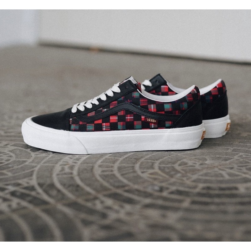 Vans x Baracuta Vault Old Skool Lx Black Plaid Checker