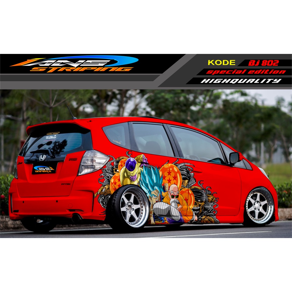 STIKER DECAL MOBIL HONDA BRIO / JAZZ RS / MOBILIO / AGYA / YARIS / ATOS / STICKER MOBIL