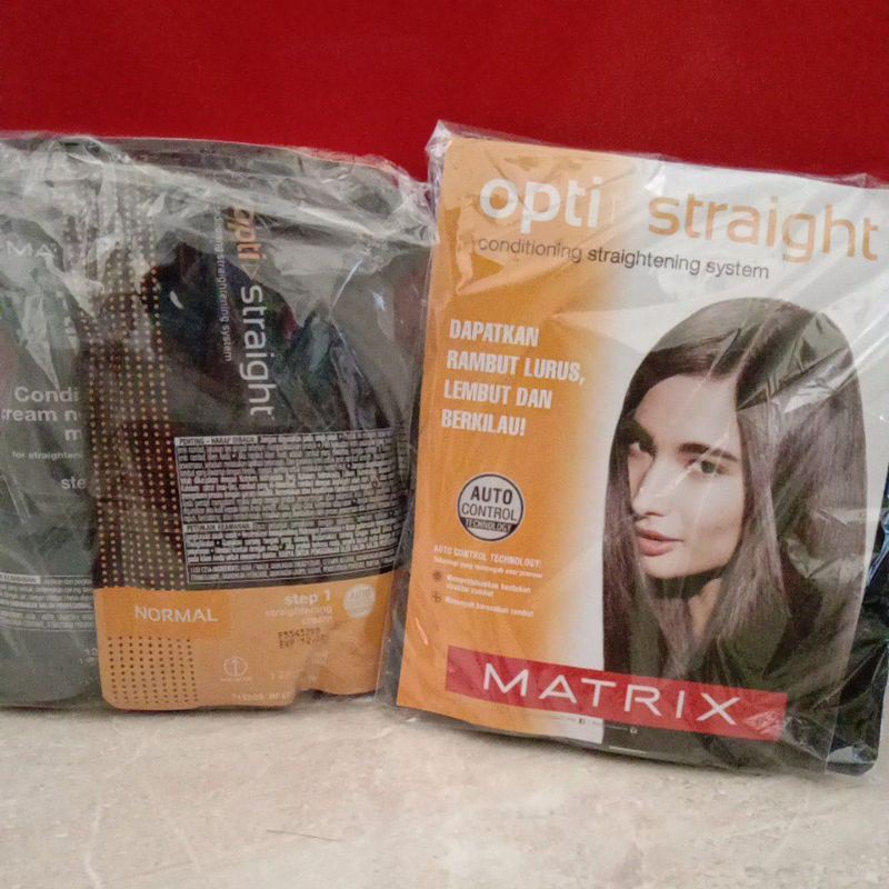 obat smoting Matrix / Matrix mini opti straight / sekali pakai / Matrix /pelurusan rambut