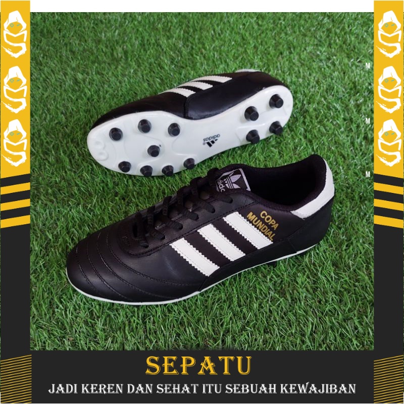 Sepatu bola kulit adidas copa mundial / sepatu sepakbola adidas / football shoes original