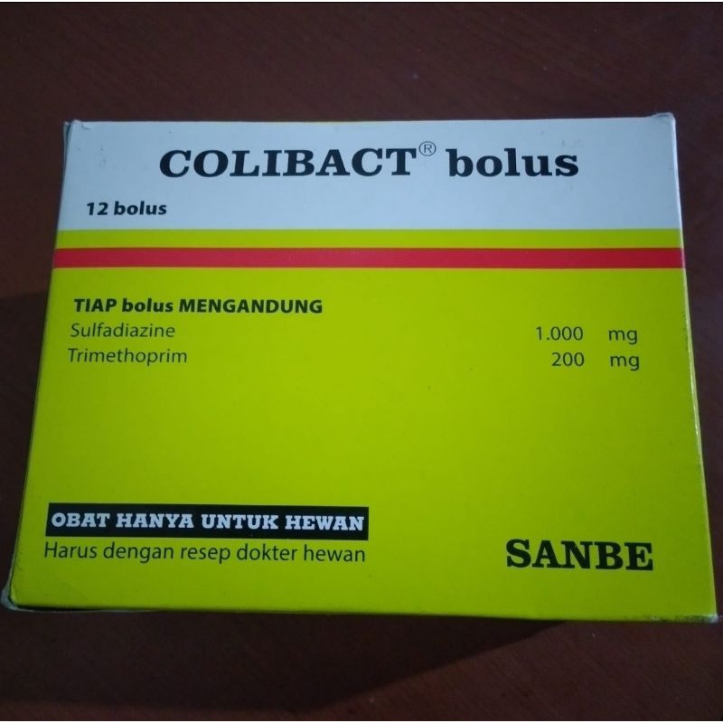 COLIBACT bolus sanbe obat diare obat mencret ternak sapi kambing domba kucing anjing kelinci  paling