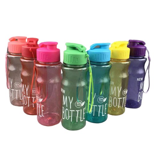 JY BM1 Botol Minum New My Bottle BPA Free Water Bottle Versi Tutup CETREK Colorful