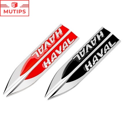 Haval 2pcs Penanda Fender Samping Mobil 3D Bahan Metal Untuk H6 Jolion H2 H2s H1 2021 2022 H5 M4 H9