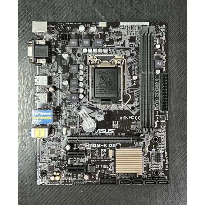 Motherboard Intel Asus H110M-K D3 LGA1151 DDR3 New