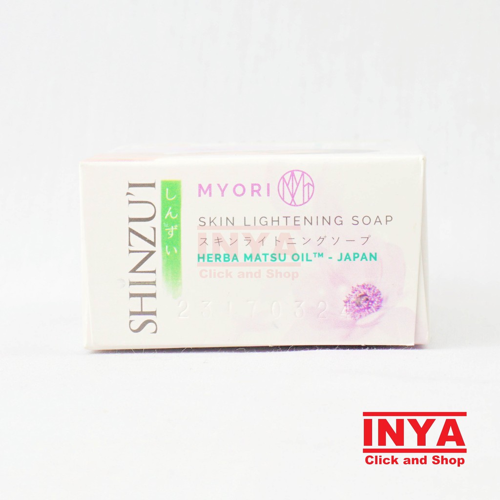 SHINZUI MYORI SKIN LIGHTENING SOAP BAR 85gr - Sabun Batang