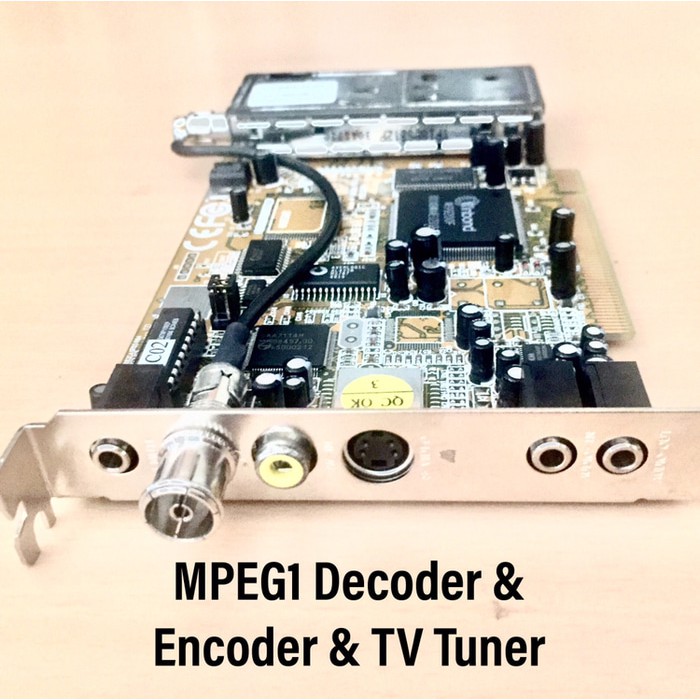 MPEG1 ENCODER DECODER TV TUNER PCI Card Windows
