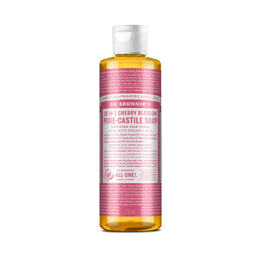 Dr Bronners Cherry Blossom Pure-Castile Soap 237 ml