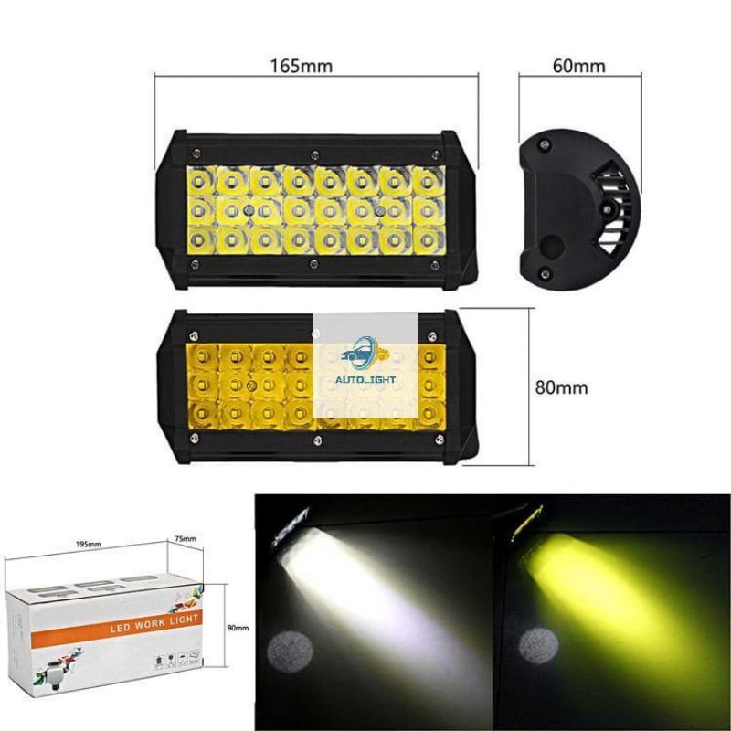 Lampu Tembak Sorot LED Bar CWL 144 Watt Mobil Motor 12V Dan 24V Worklight