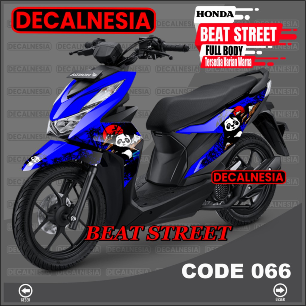 Decal Beat Street New 2021 2022 2023 Full Body Stiker Motor Modif Sticker Variasi Dekal Aksesoris 2020 C66