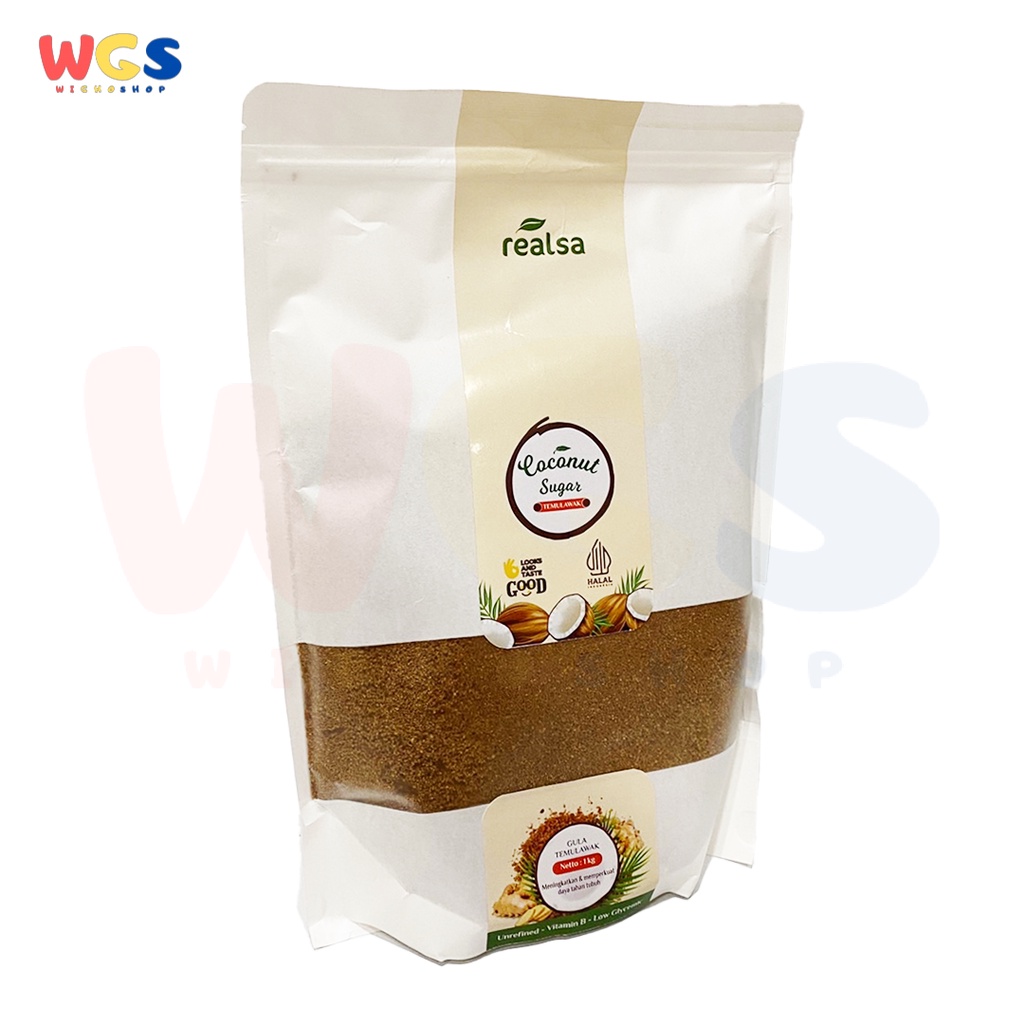 Realsa Organic Curcuma Coconut Sugar 1 kg - Gula Aren Temulawak