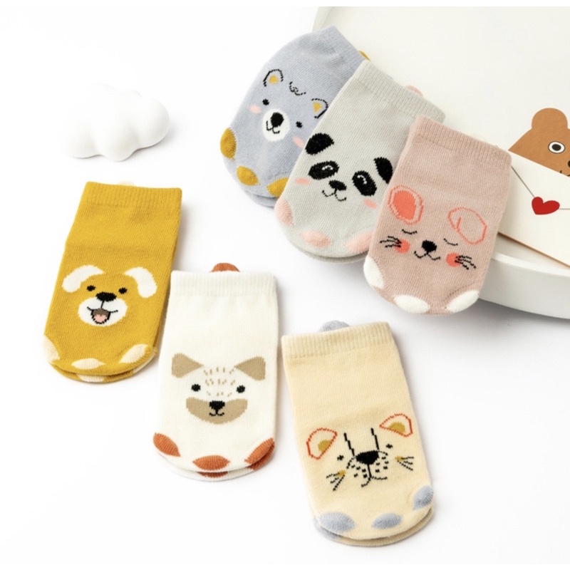 Kaos Kaki Bayi Animal CLAWS Antislip Import / Baby Cute Socks